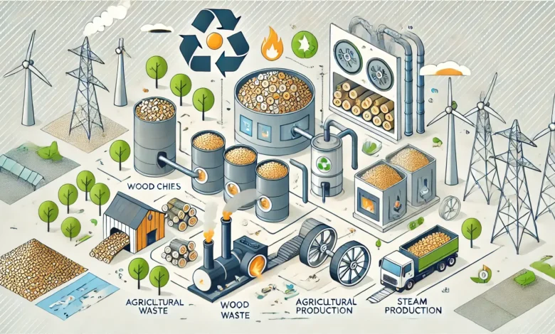 how is electricity generated with biomass energy