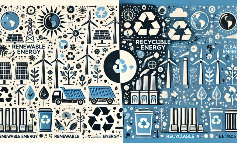 Differences Between Renewable and Recyclable Energy